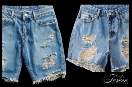 jeans ripped short manufacturer