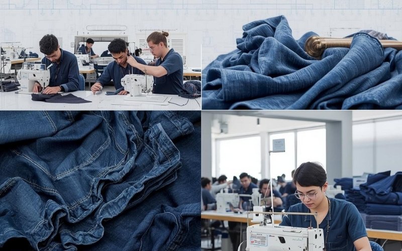 Low MOQ Jeans Production Option