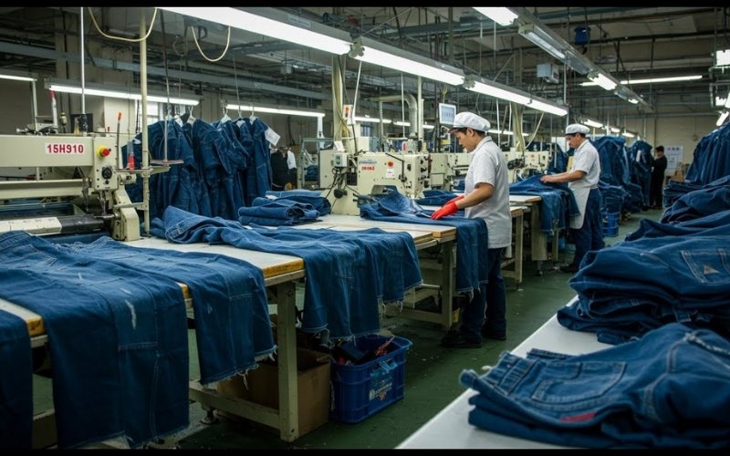 Wide Flexibility High Volume & Low MOQ Jeans Production