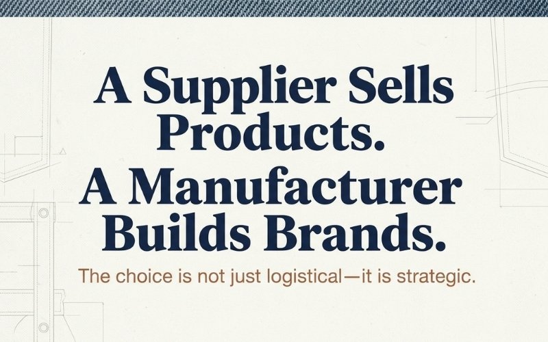 Denim Manufacturer vs Supplier 12 Conclusion