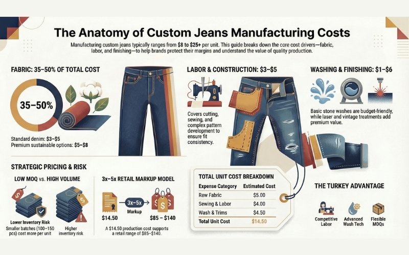 How Much Does It Cost to Manufacture Custom Jeans? 1 How Much Does It Cost to Manufacture Custom Jeans