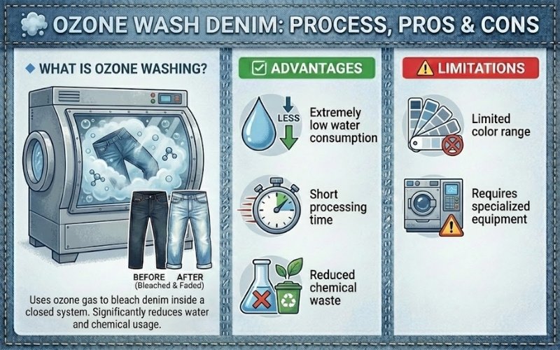 Ozone Wash Denim