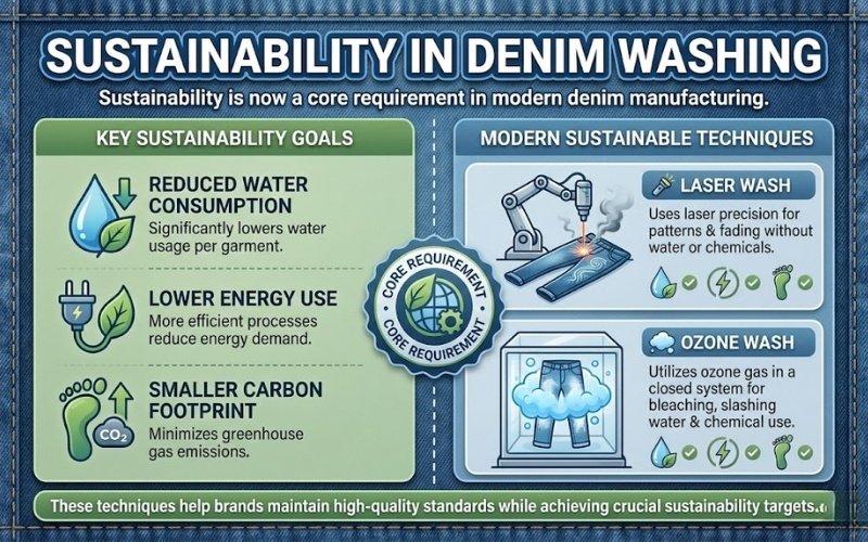 Sustainability in Denim Washing