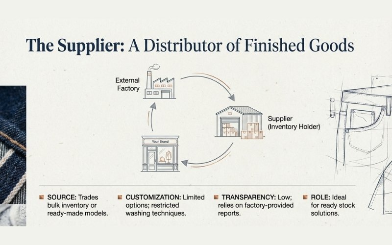 Denim Manufacturer vs Supplier 3 What Is a Denim Supplier?