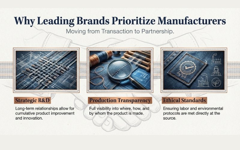 Denim Manufacturer vs Supplier 11 Why Leading Brands Prefer Manufacturers Over Suppliers