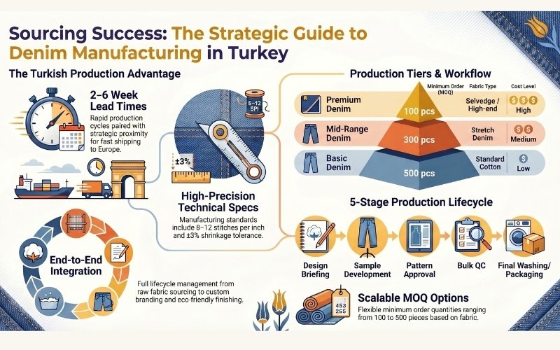 What is a Denim Manufacturer? Services and Capabilities