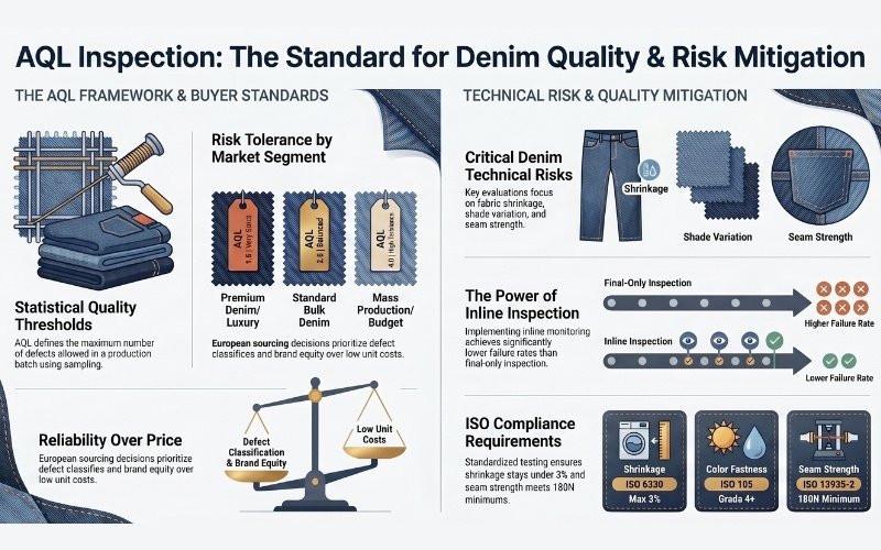 AQL Inspection in Denim Manufacturing