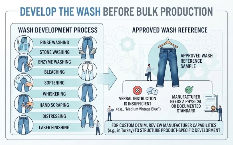 How to Source Jeans from Turkey 7 Develop the Wash Before Bulk Production