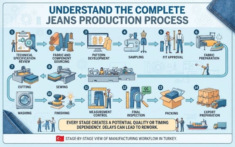 How to Source Jeans from Turkey 8 Jeans Production Process