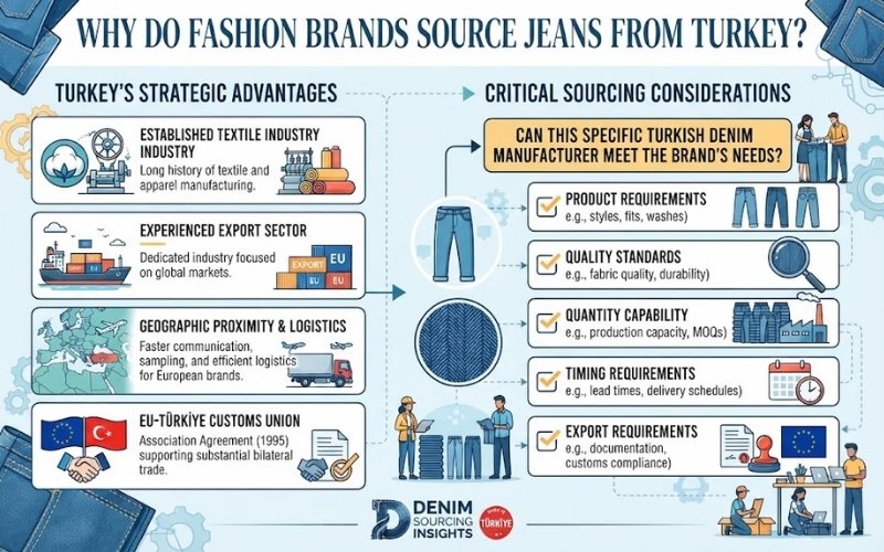 How to Source Jeans from Turkey 1 Why Do Fashion Brands Source Jeans from Turkey
